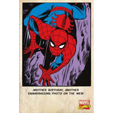 Another Birthday Marvel Spiderman Birthday Card £1.69
